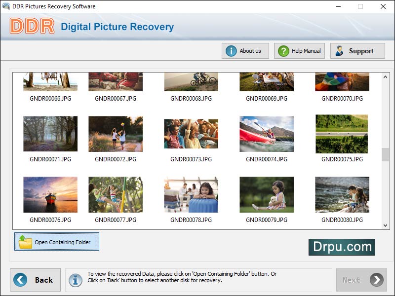 001Micron Digital Pictures Recovery 4.8.3.1 screenshot