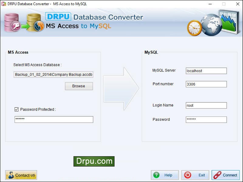 Screenshot of Convert MySQL To MSSQL DB