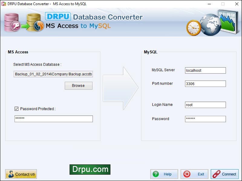 MSSQL to MySQL Database Converter screenshot