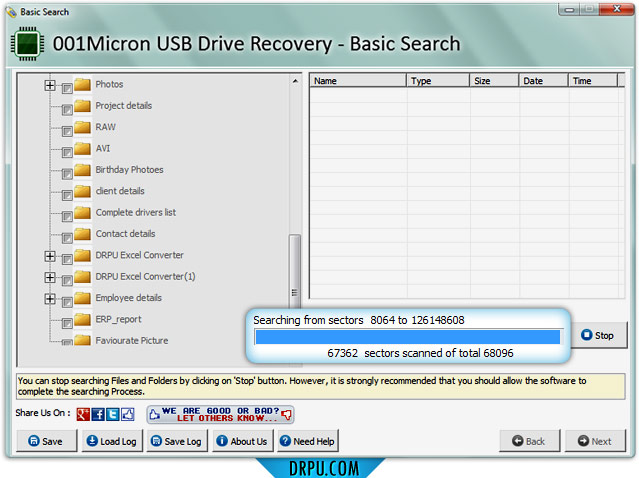 Data Restore Software for USB drive