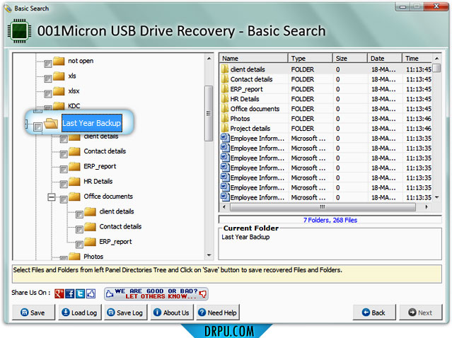 Data restore software for USB drive