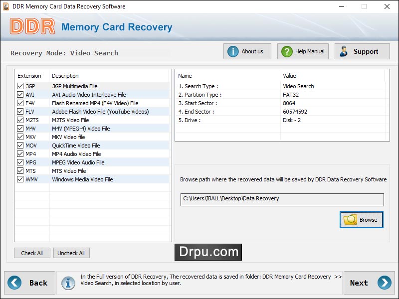 Memory Card Data Restore Software Windows 11 download