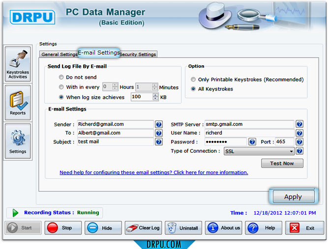 KeyLogger software