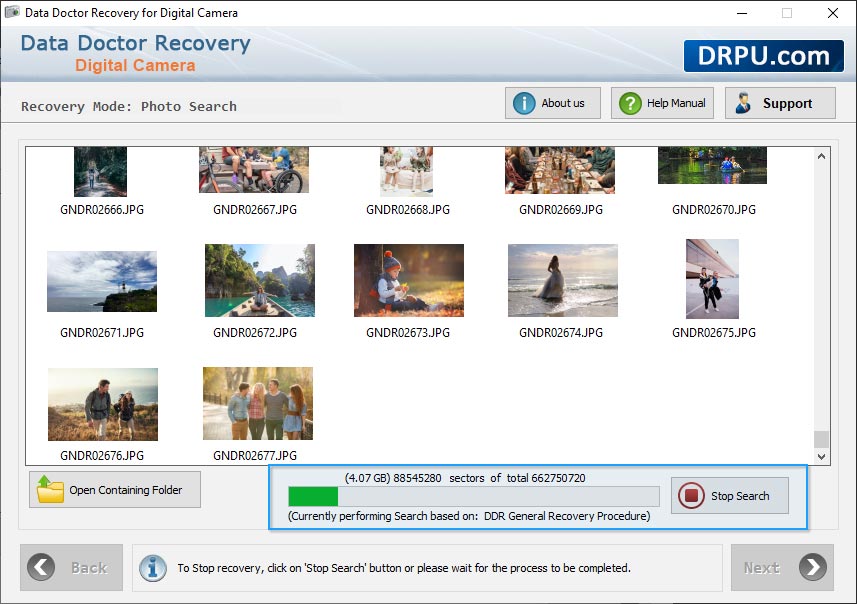 Data Restore Software for Digital camera