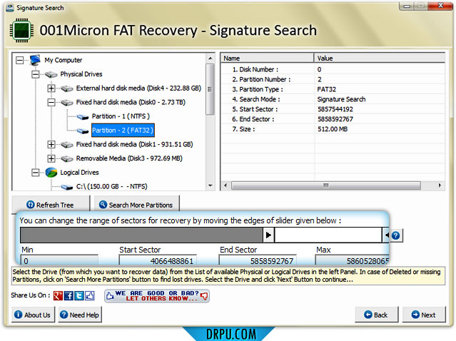 Data Restore Software for FAT File System