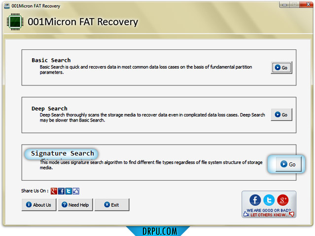 Data Restore Software for FAT File System