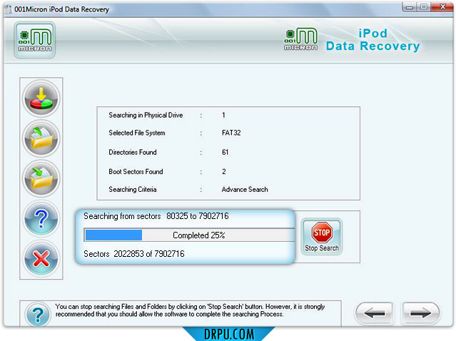 Data Restore Software for iPod