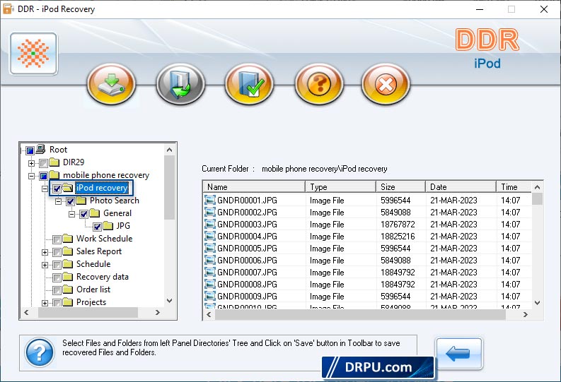 Data Restore Software for iPod