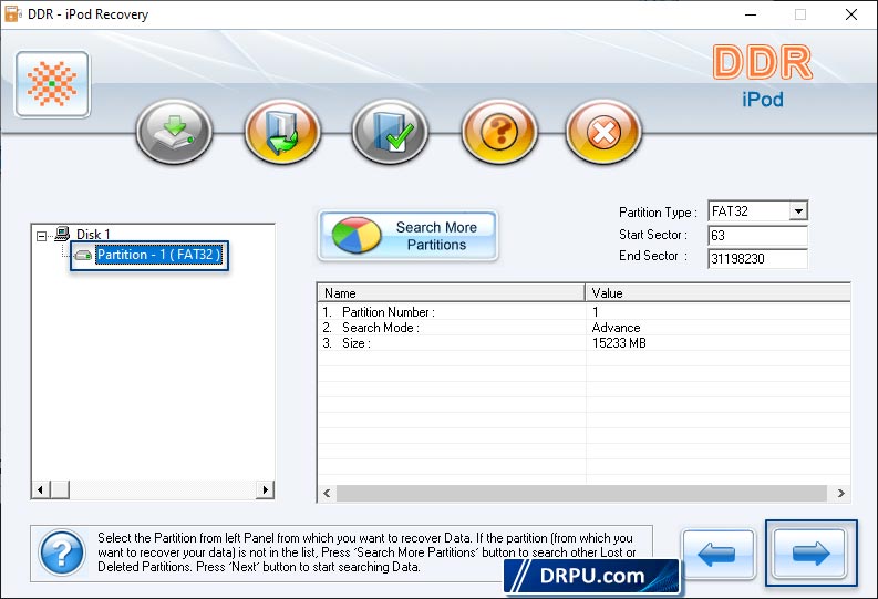 Data Restore Software for iPod