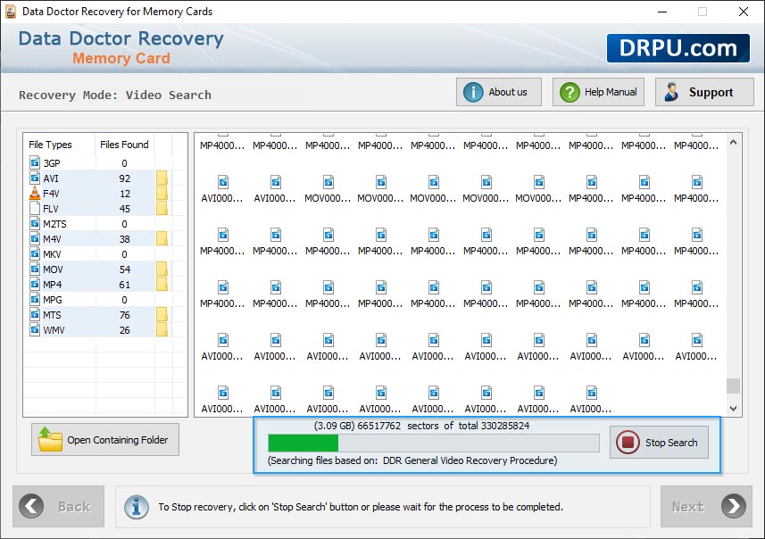 Disk scanning process