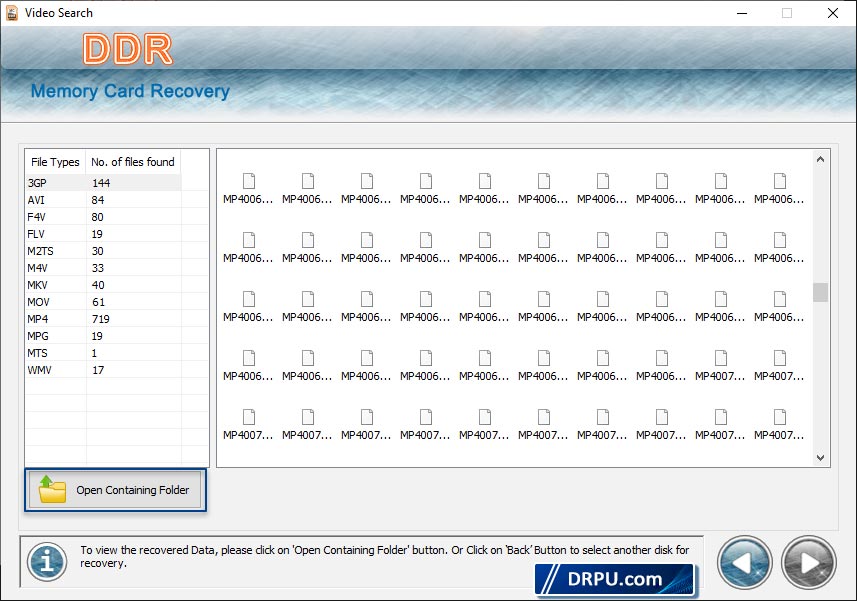 Data Restore Software for Memory card