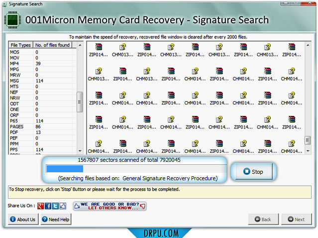Data Restore Software for Memory card