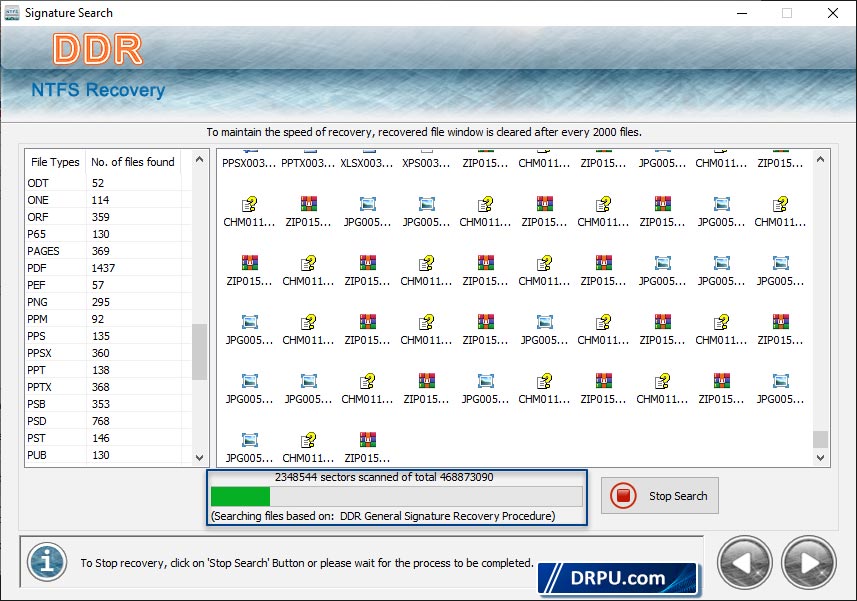 disk scanning process