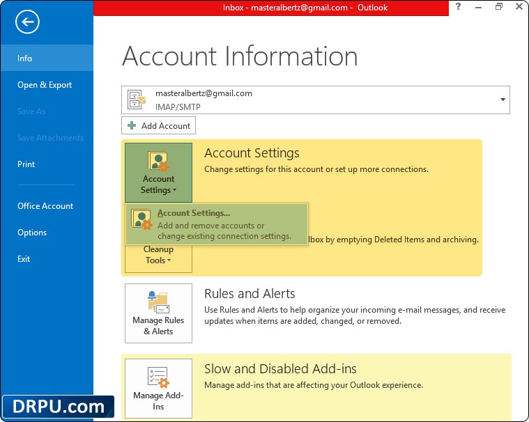 Password Recovery Software for Outlook Screenshots