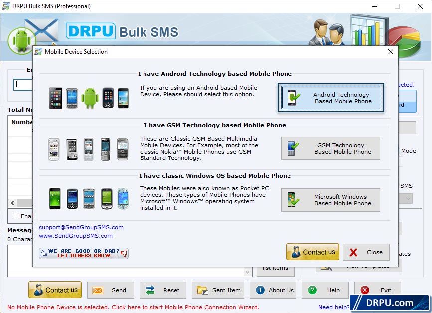 Bulk SMS Software Professional