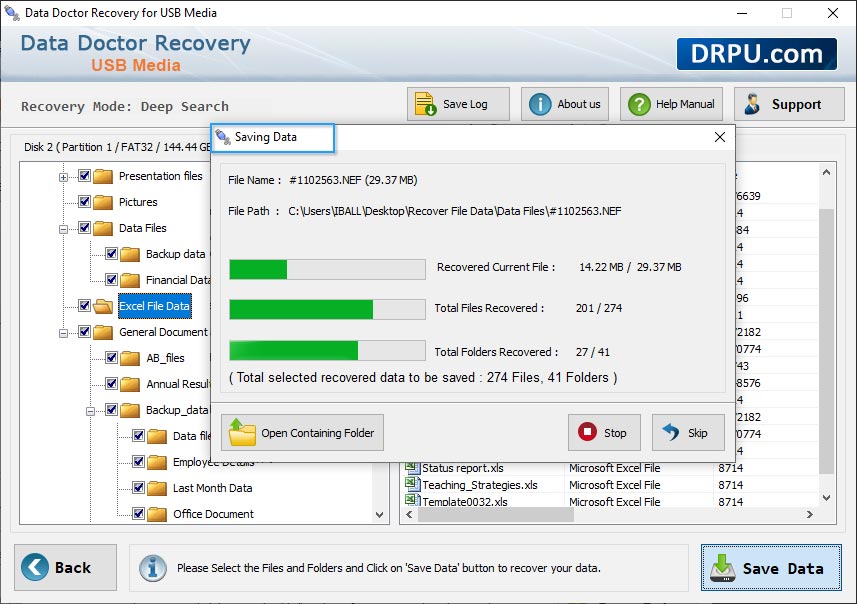 Data Restore Software for USB digital Media